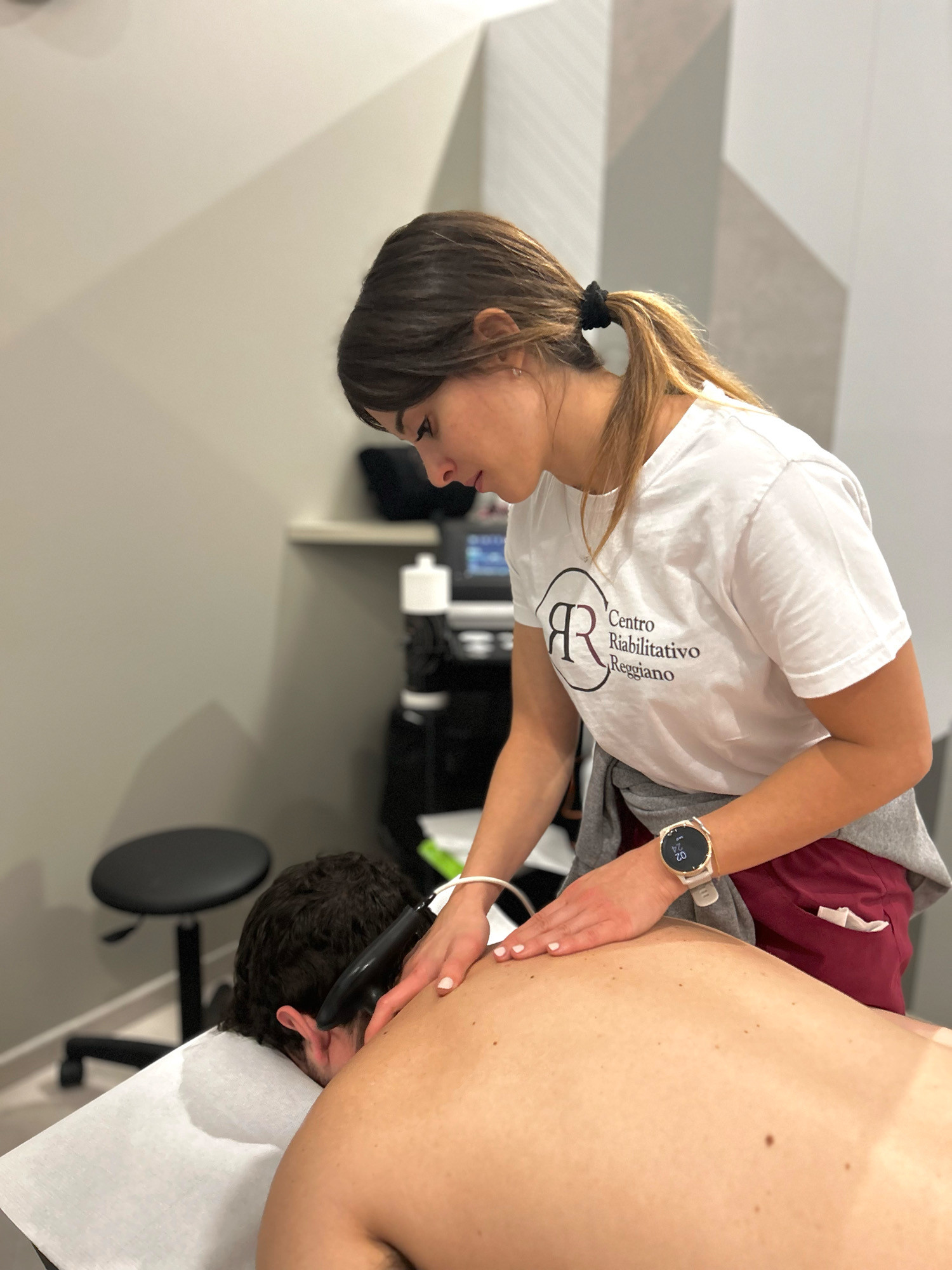 tecar terapia effettuata all'interno del nostro centro