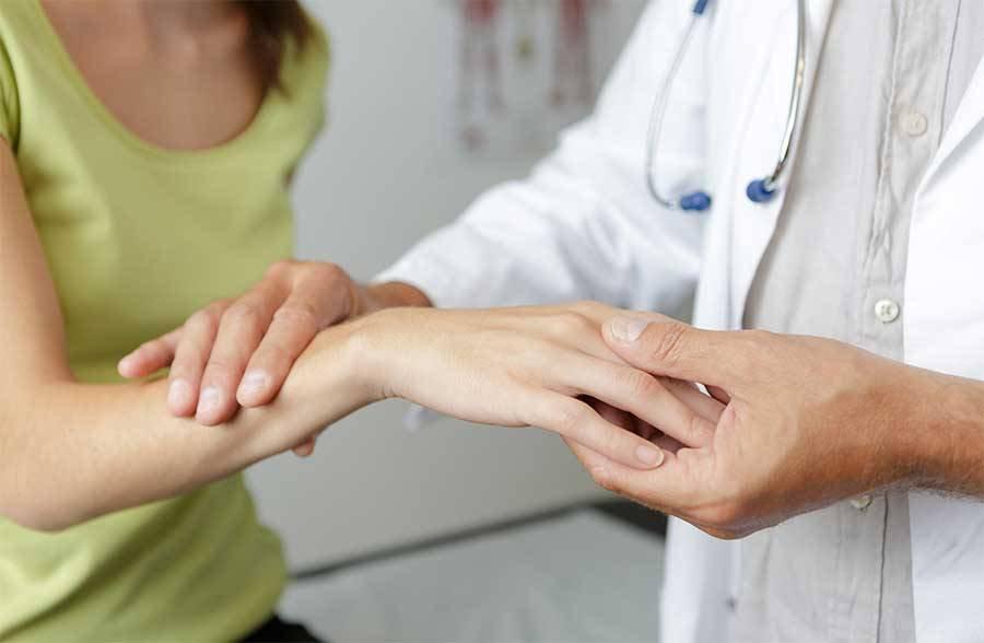 Sindrome del tunnel carpale: visita