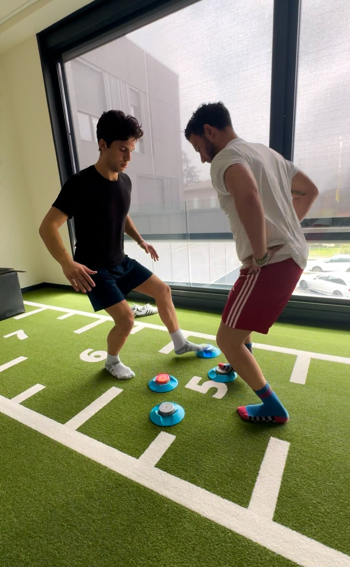 Riabilitazione con Blazepod all'interno del CRR FisioFit