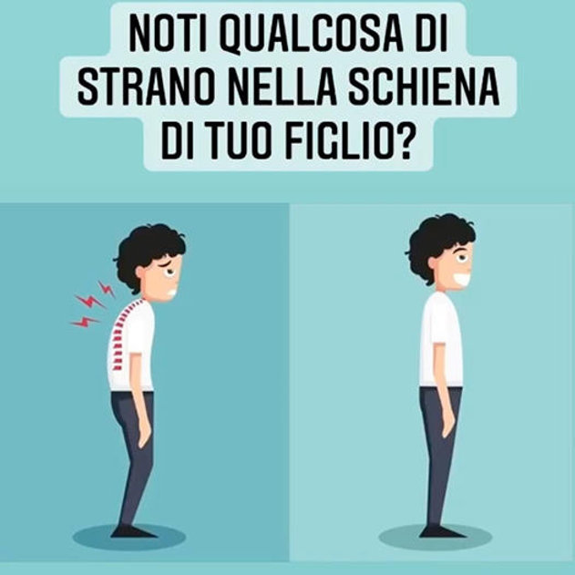 Eta’ evolutiva (lo sguardo attento per la schiena di tuo figlio)